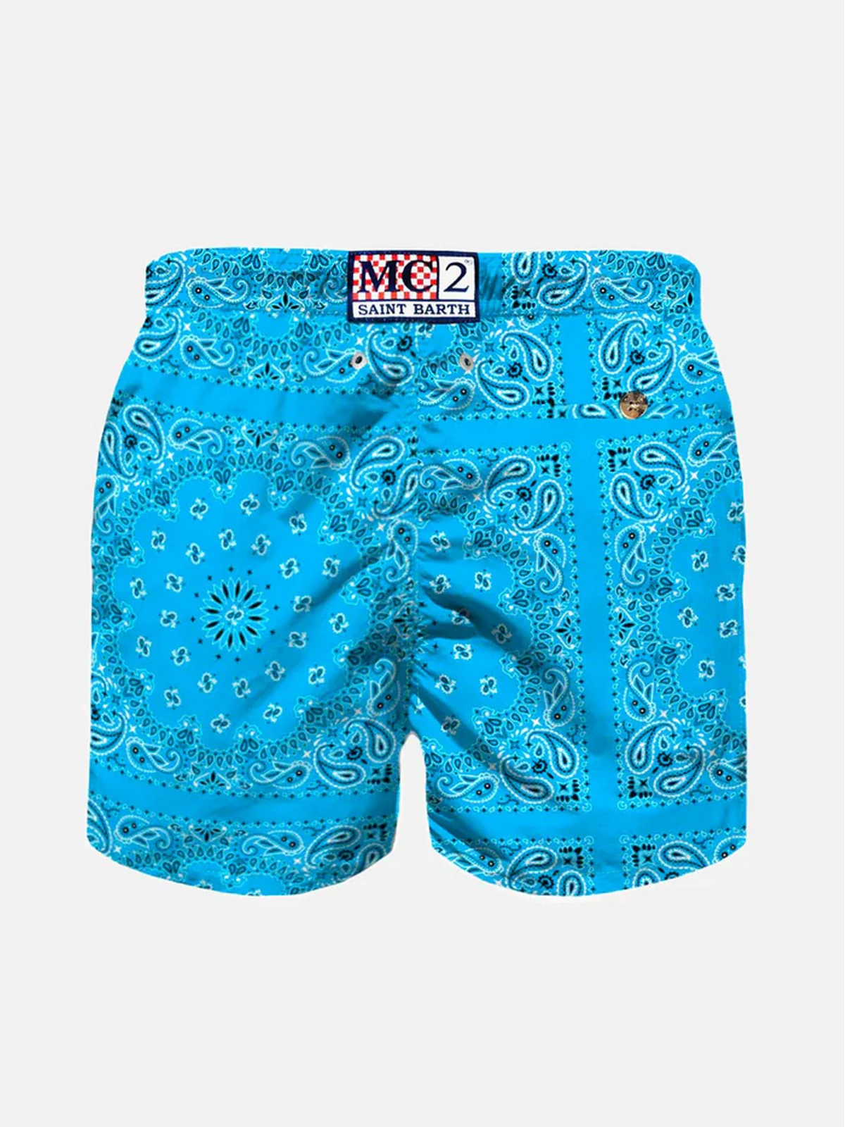 MC2 SAINT BARTH Costume da bagno Bambini e ragazzi  CAPRESE JR 02450F Blu - Image 2