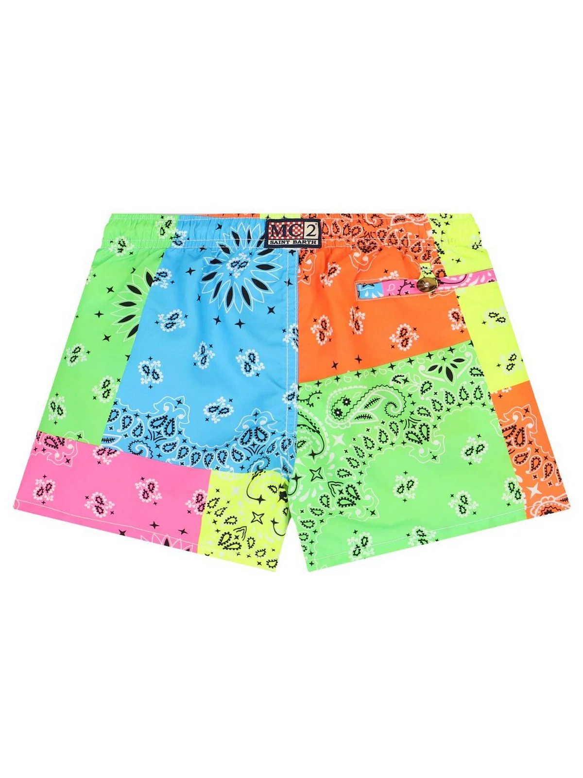 MC2 SAINT BARTH Costume da bagno Bambini e ragazzi  CAPRESE JR 02463F Multicolore - Image 2