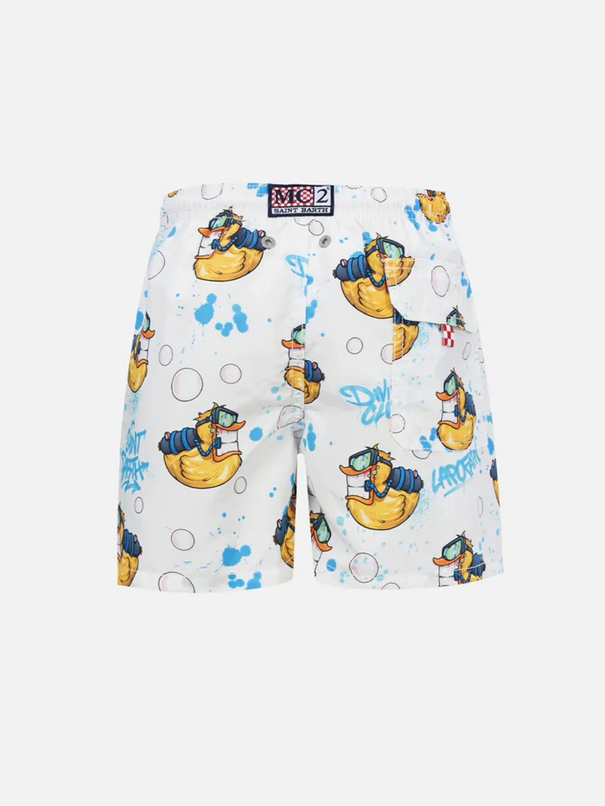 MC2 SAINT BARTH Costume da bagno Bambini e ragazzi  JEAN 03176F Bianco - Image 2