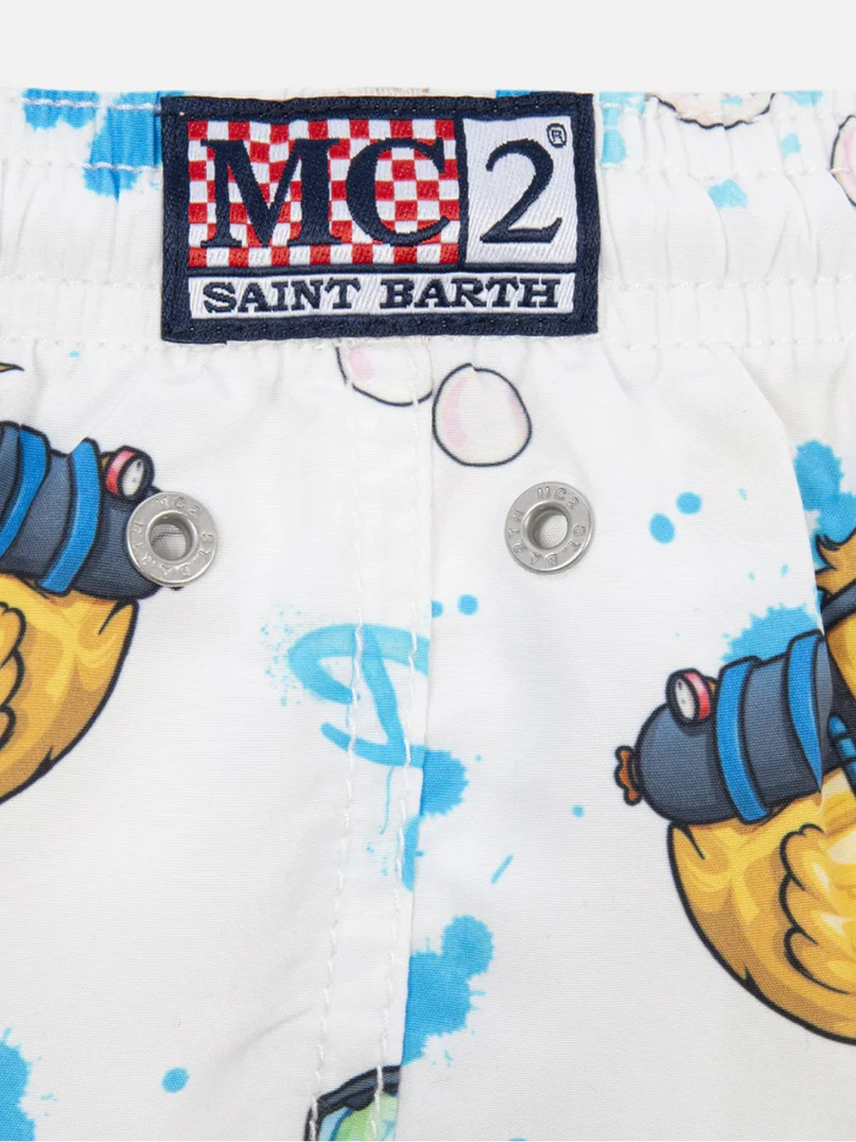 MC2 SAINT BARTH Costume da bagno Bambini e ragazzi  JEAN 03176F Bianco - Image 3