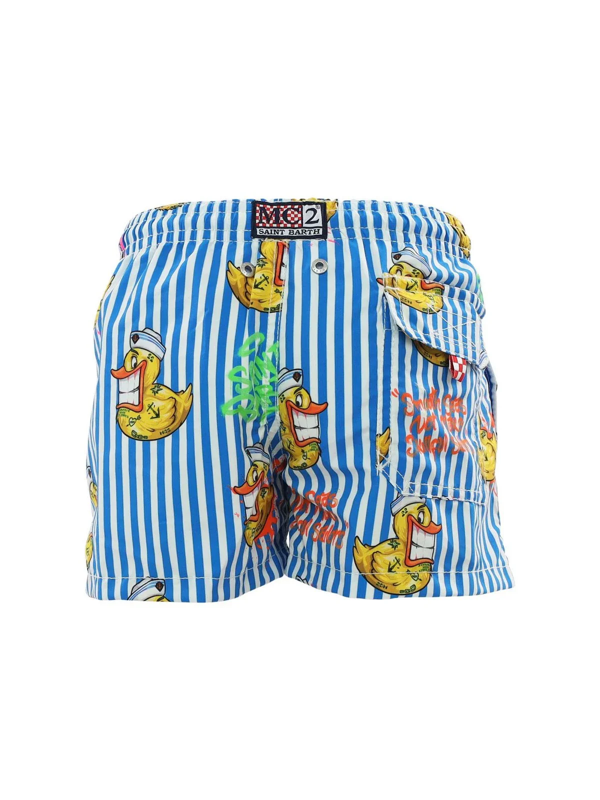 MC2 SAINT BARTH Costume da bagno Bambini e ragazzi  JEAN 03194F Blu - Image 2