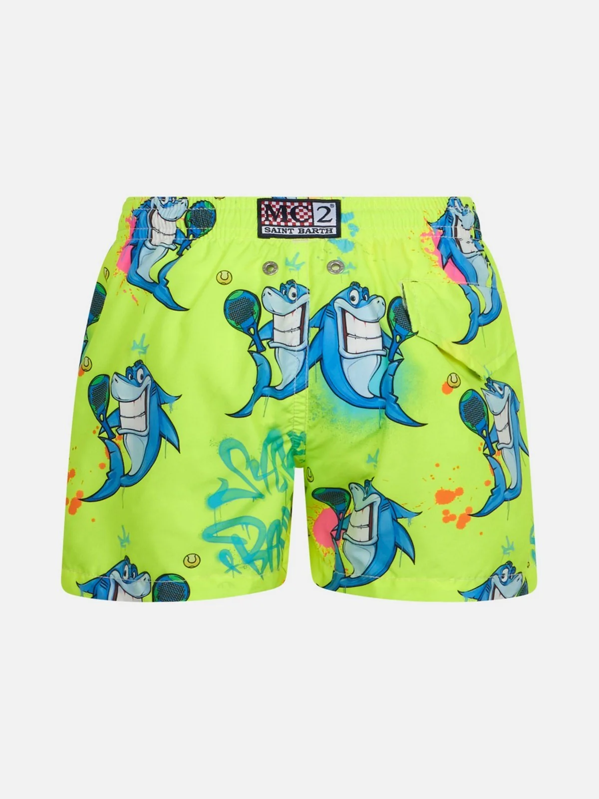 MC2 SAINT BARTH Costume da bagno Bambini e ragazzi  JEAN LIGHTING 00997F Giallo - Image 2