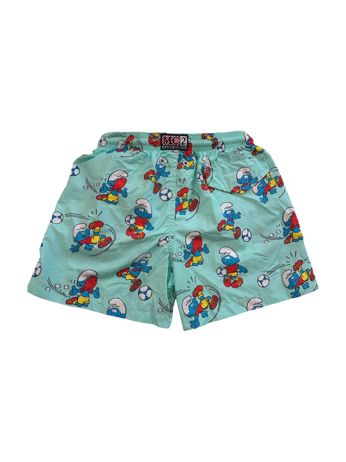 MC2 SAINT BARTH Costume da bagno Bambini e ragazzi  JEAN LIGHTING 03193F Verde - Image 2