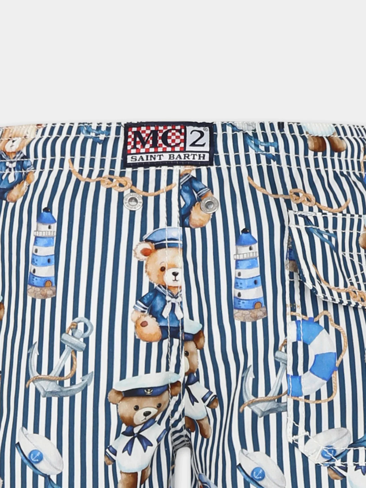 MC2 SAINT BARTH Costume da bagno Bambini e ragazzi  JOELL 04838H Blu - Image 3