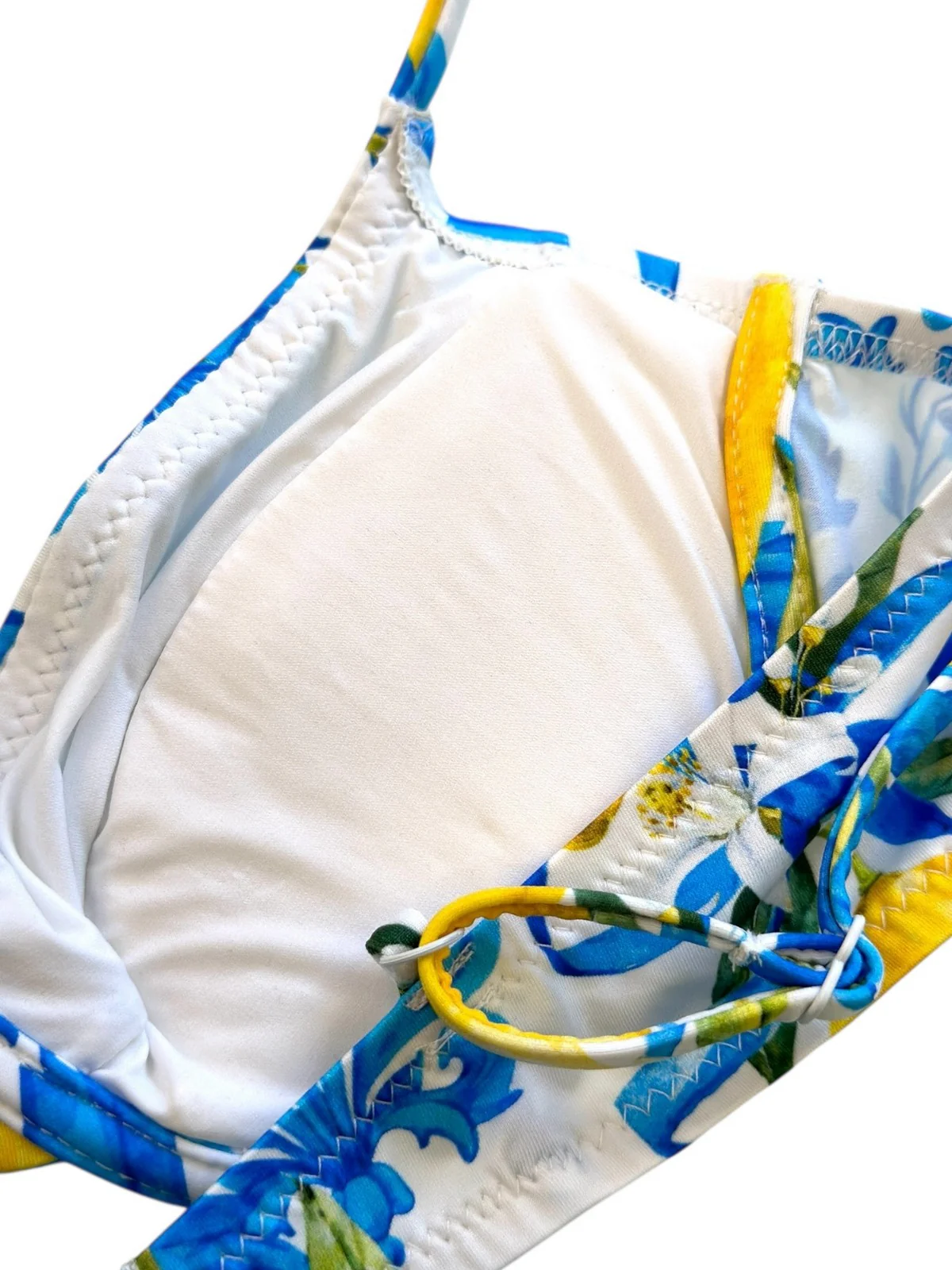 MC2 SAINT BARTH Costume da bagno Donna  BEA 06703H BAROQUE LEMON 01 - Image 3