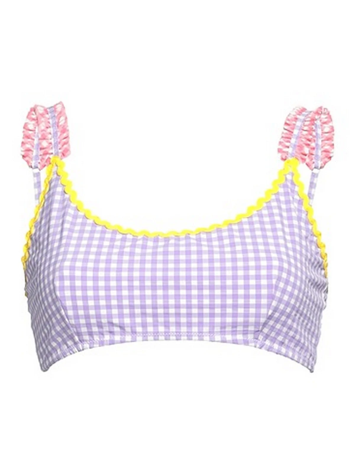 MC2 SAINT BARTH Costume da bagno Donna Bralette JUDY ROUCHES 00243B WAVE