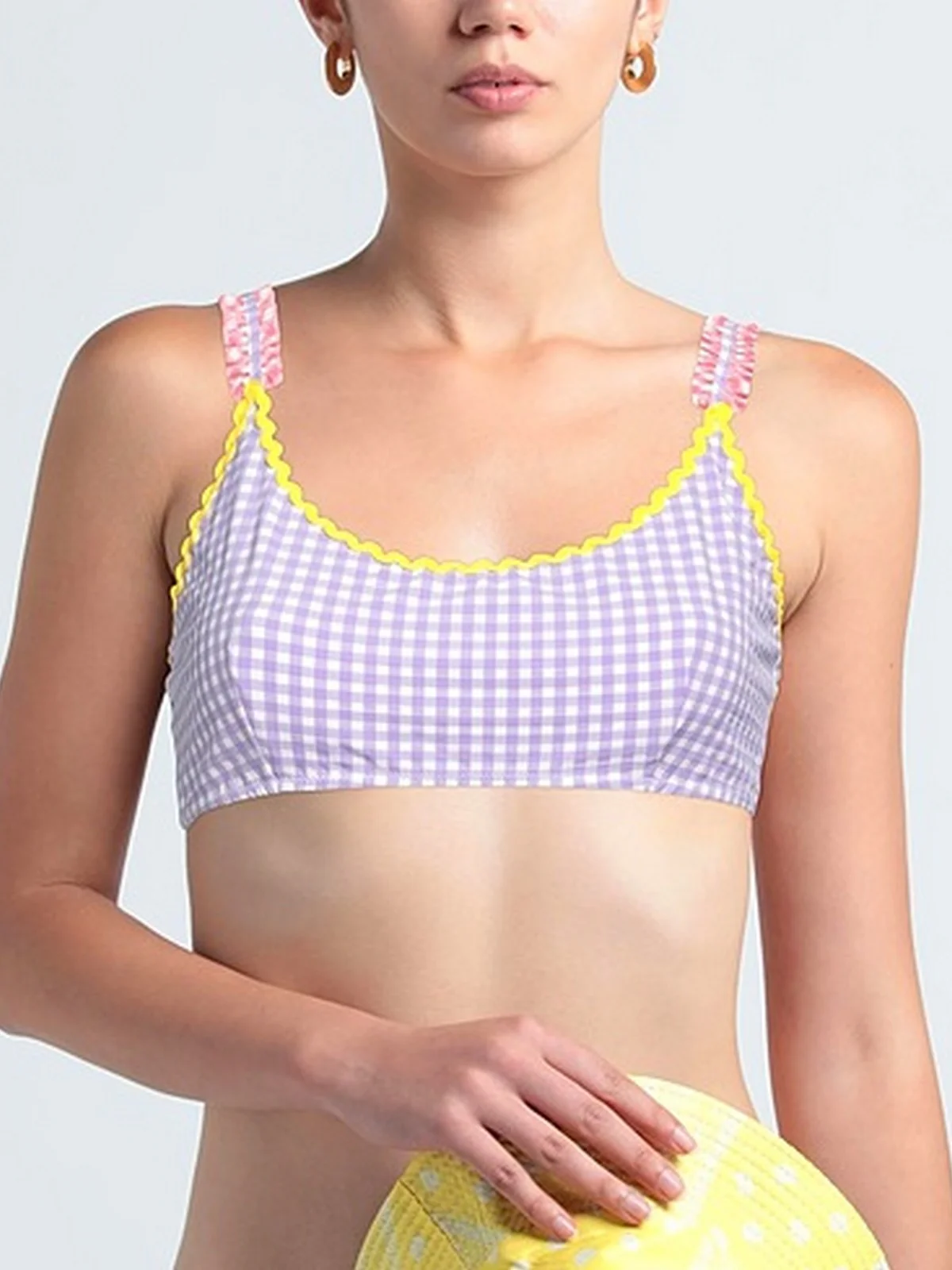 MC2 SAINT BARTH Costume da bagno Donna Bralette JUDY ROUCHES 00243B WAVE - Image 2