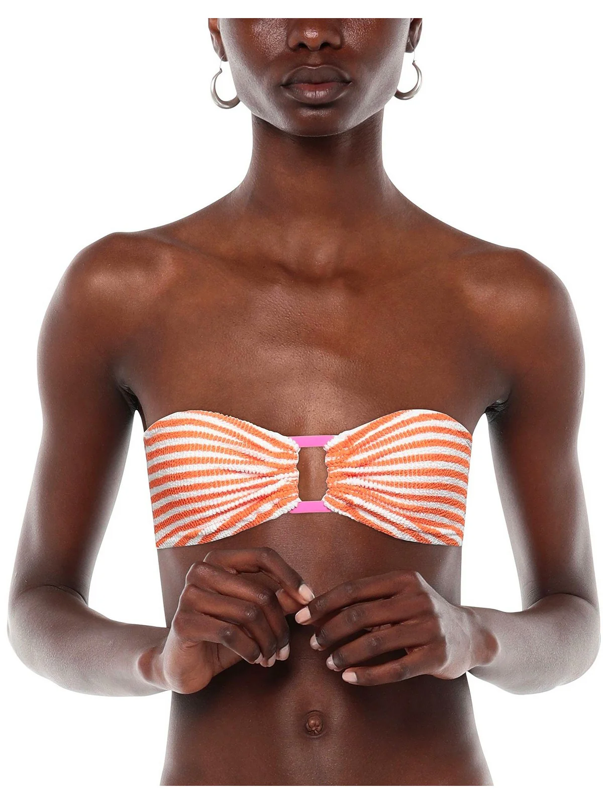 MC2 SAINT BARTH Costume da bagno Donna Fascia YULIA W 00123B Arancione - Image 2
