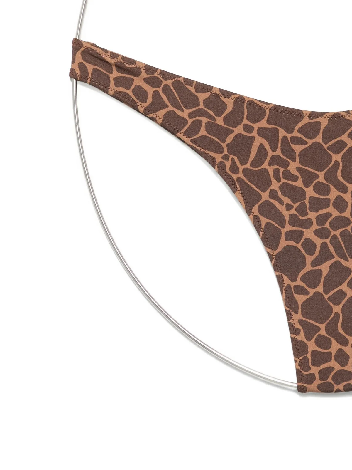 MC2 SAINT BARTH Costume da bagno Donna  HESNI 00900L GIRAFFE SKIN 18 - Image 3