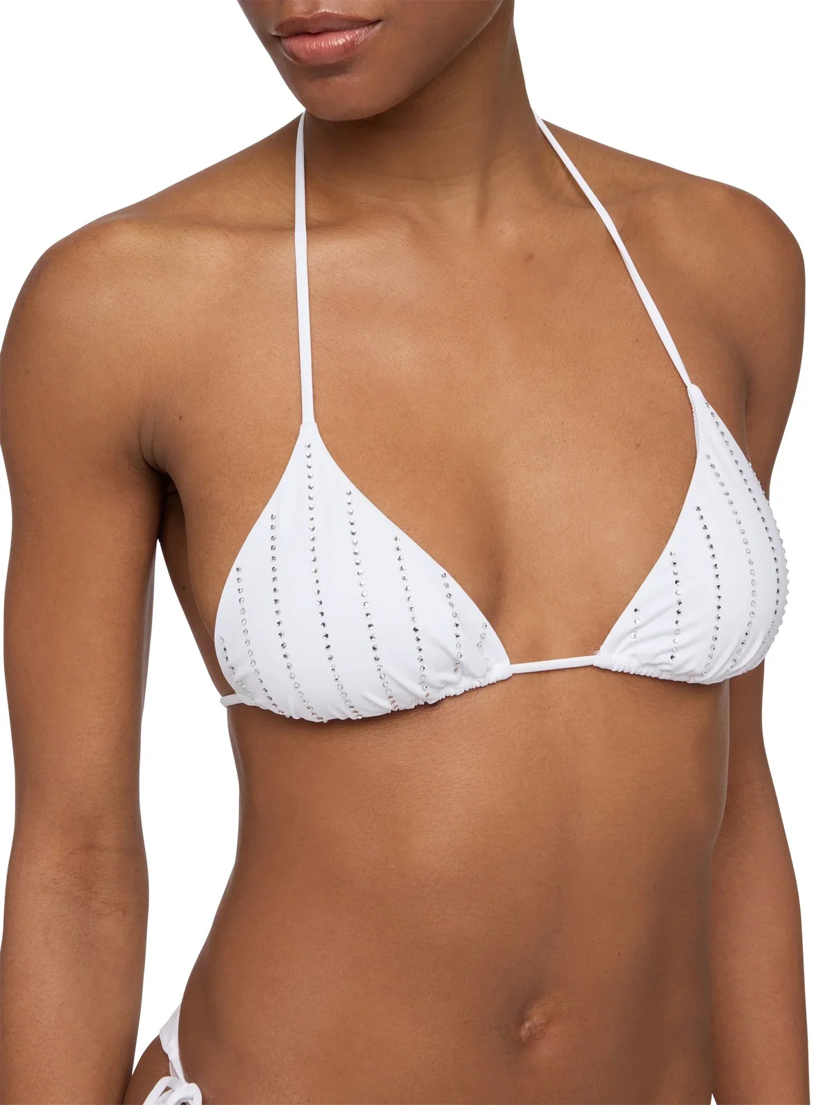 MC2 SAINT BARTH Costume da bagno Donna  LEAH 05821H STRASS STRIPES 01 - Image 2