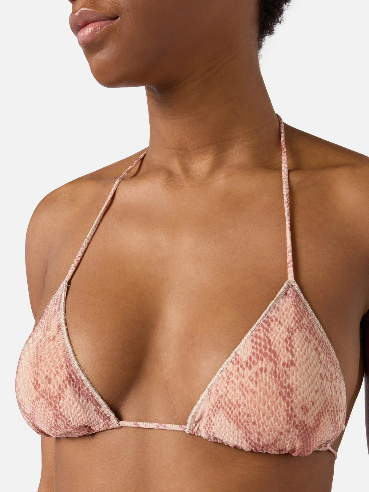 MC2 SAINT BARTH Costume da bagno Donna  LEAH OVERLOCK 00093L LUREX SNAKE SKIN 20 - Image 2