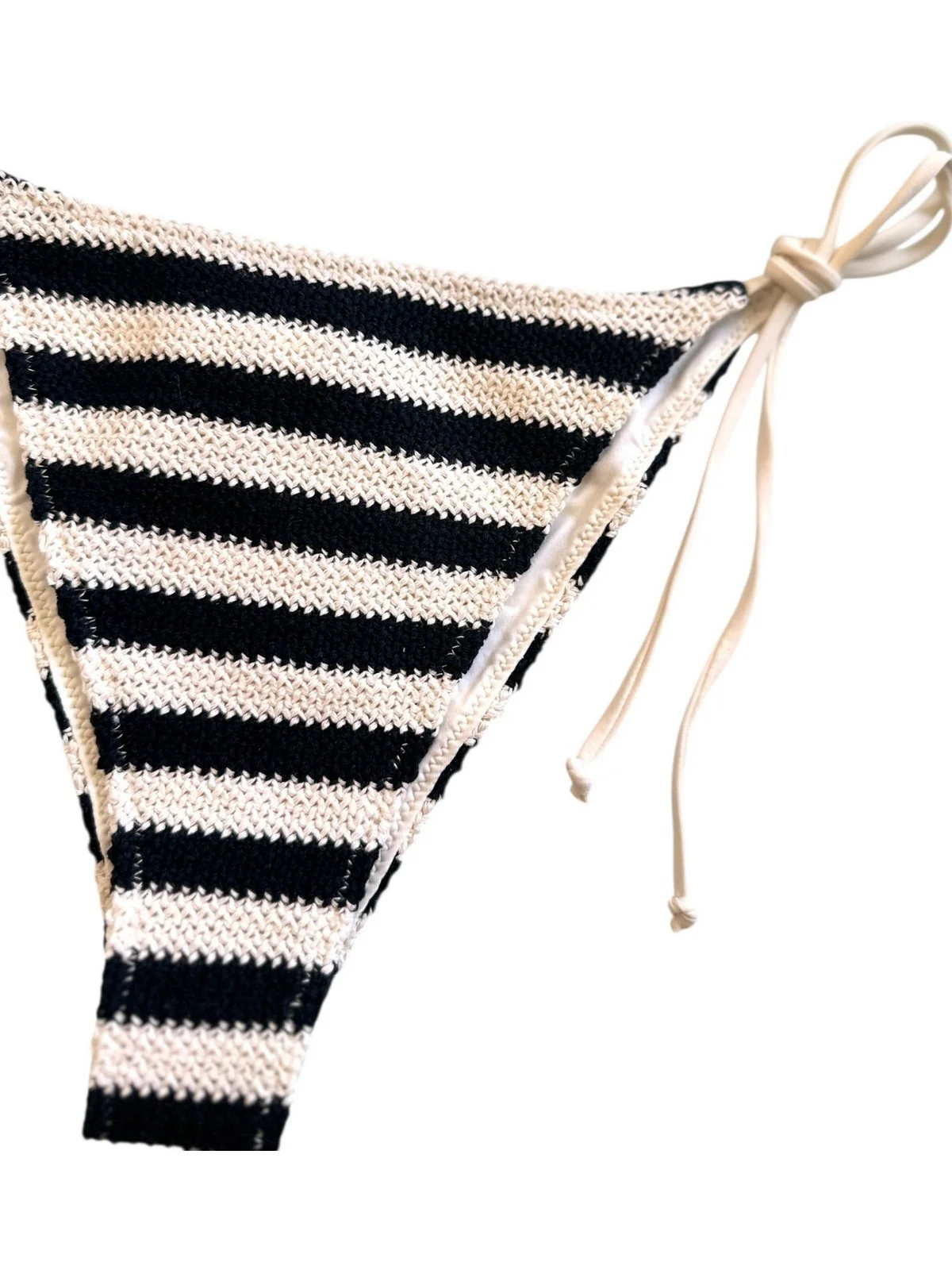 MC2 SAINT BARTH Costume da bagno Donna  MARIELLE 06121H CROCHET STRIPES 0010 - Image 2