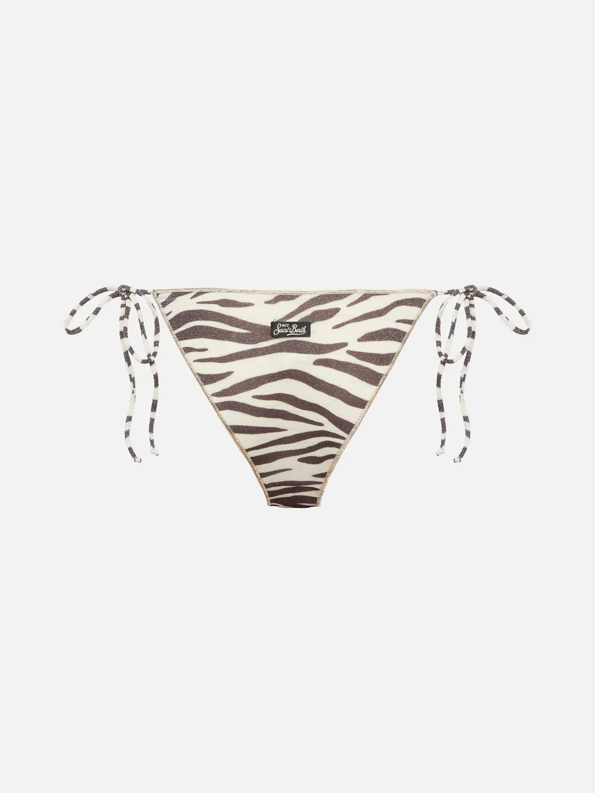 MC2 SAINT BARTH Costume da bagno Donna  MARIELLE OVERLOCK 01444H Nero - Image 2
