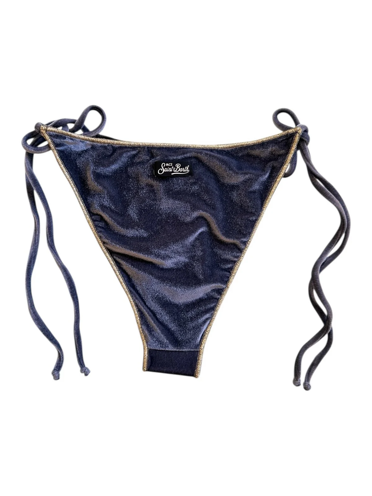 MC2 SAINT BARTH Costume da bagno Donna  MARIELLE OVERLOCK 06092H VELVET 16H GOLD - Image 3