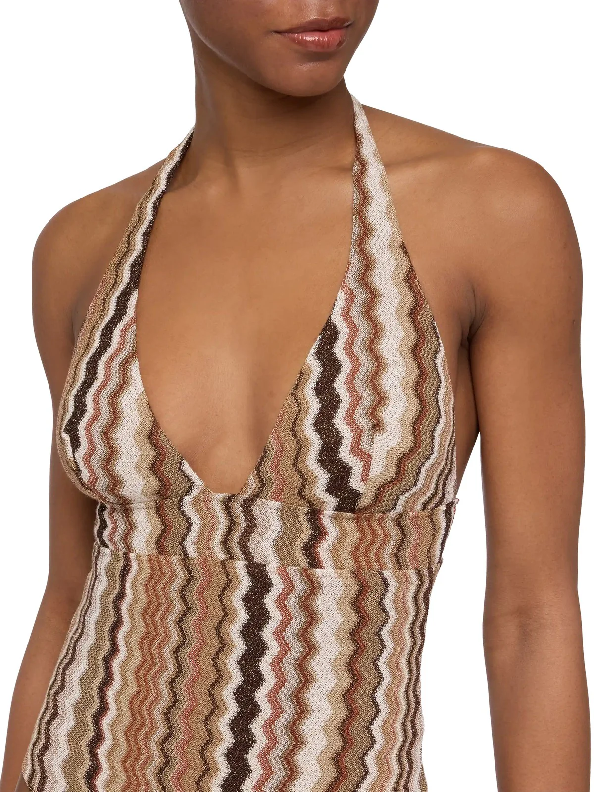 MC2 SAINT BARTH Costume da bagno Donna  MARYLIN 01060H RACHEL CHEVRON 18 - Image 3
