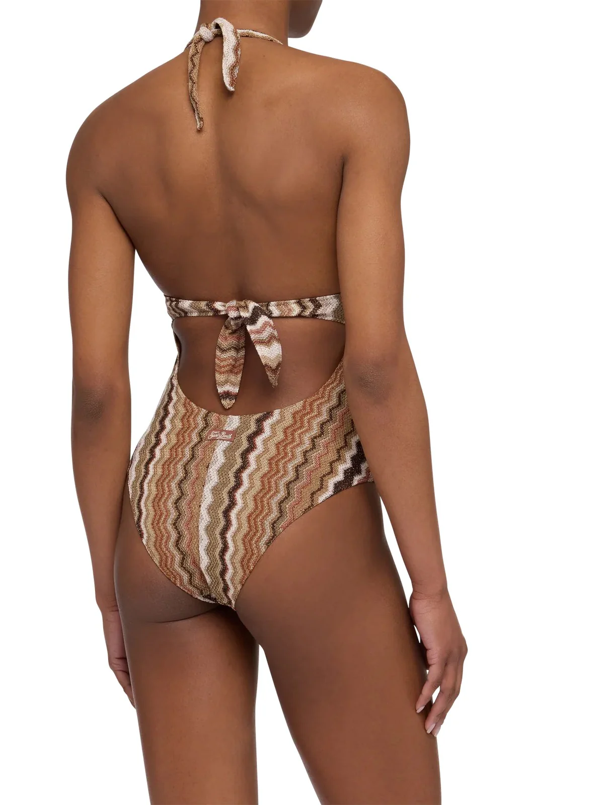 MC2 SAINT BARTH Costume da bagno Donna  MARYLIN 01060H RACHEL CHEVRON 18 - Image 4