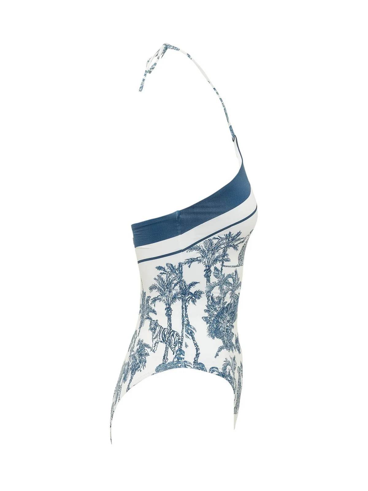MC2 SAINT BARTH Costume da bagno Donna  MERYEM 09091L BLUE SAFARI 1036 - Image 3