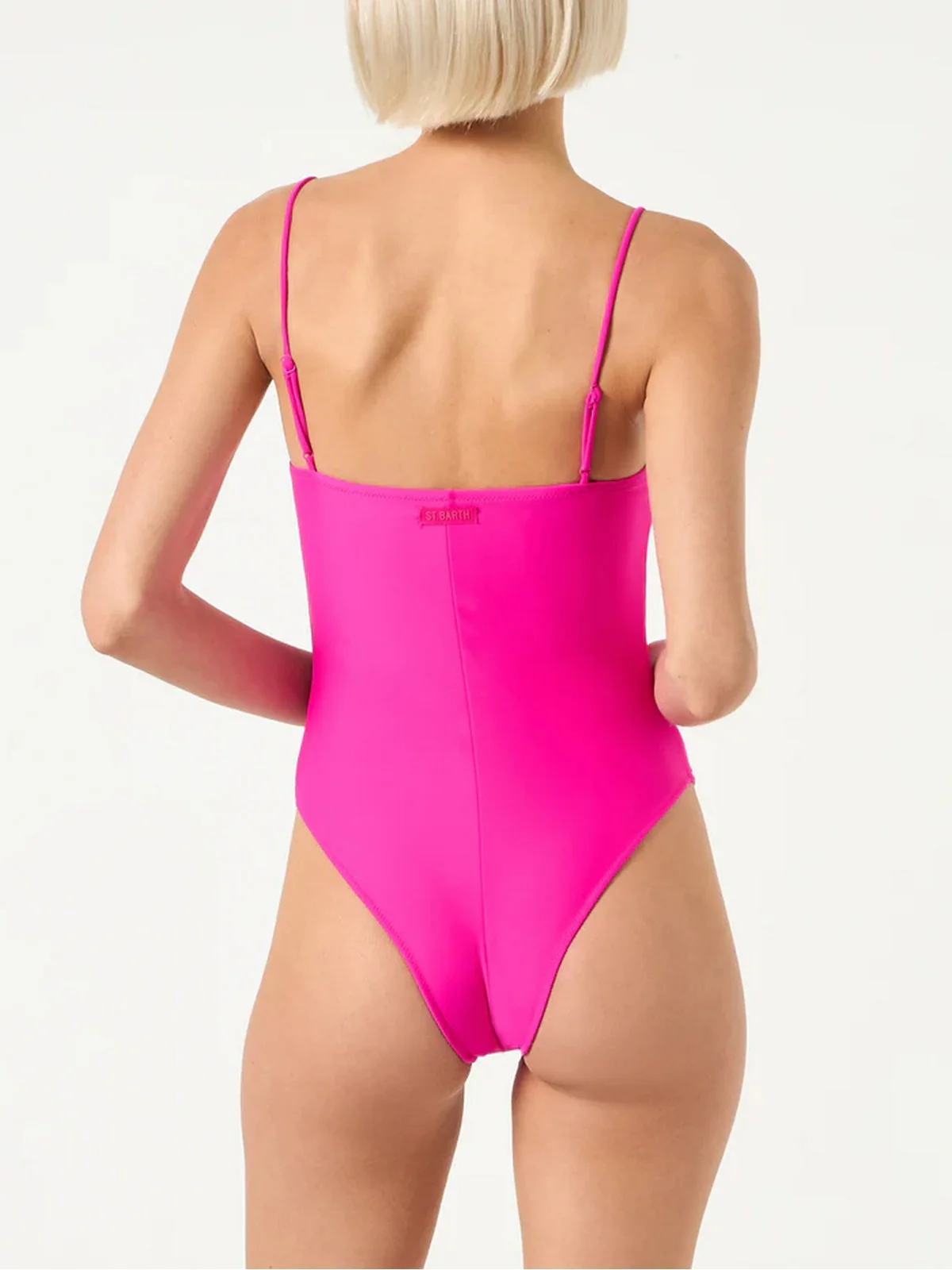 MC2 SAINT BARTH Costume da bagno Donna Monokini BLUME 00787D Rosa - Image 4