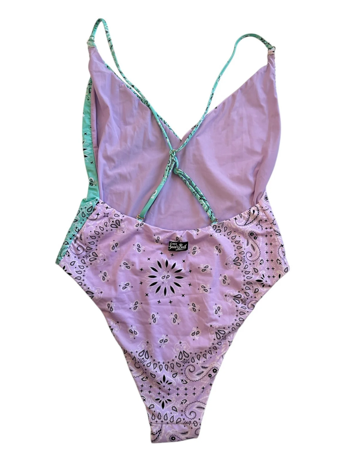 MC2 SAINT BARTH Costume da bagno Donna Monokini PORTIA BNDR25 Viola - Image 3