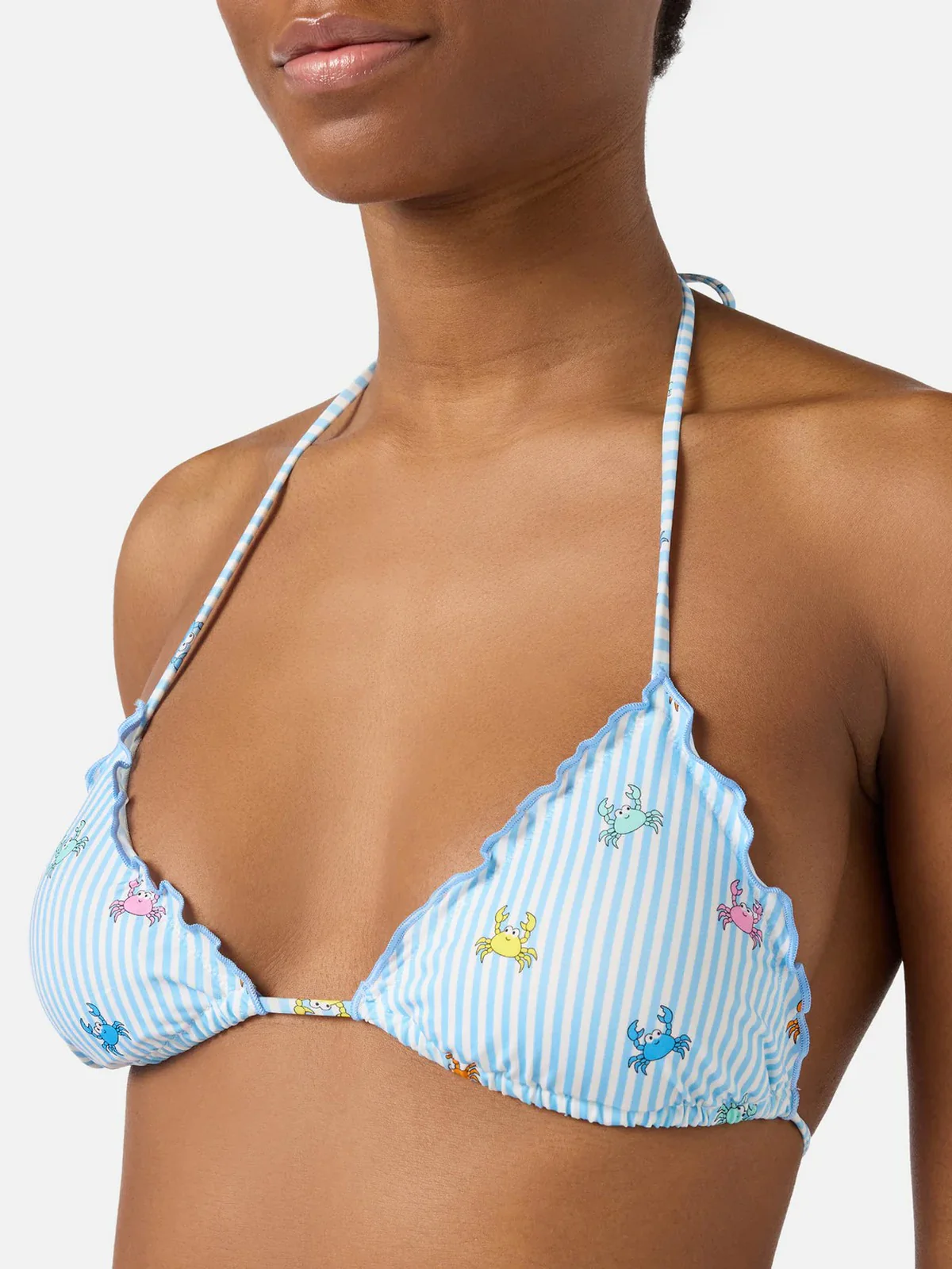 MC2 SAINT BARTH Costume da bagno Donna  SAGITAMI 01081L PINCHY MULTI STRIPES 30 - Image 3