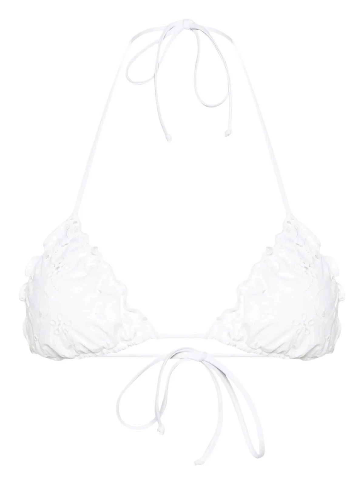 MC2 SAINT BARTH Costume da bagno Donna  SAGITTARIUS 01353H FLOWER EMBROIDERY 01 - Image 4