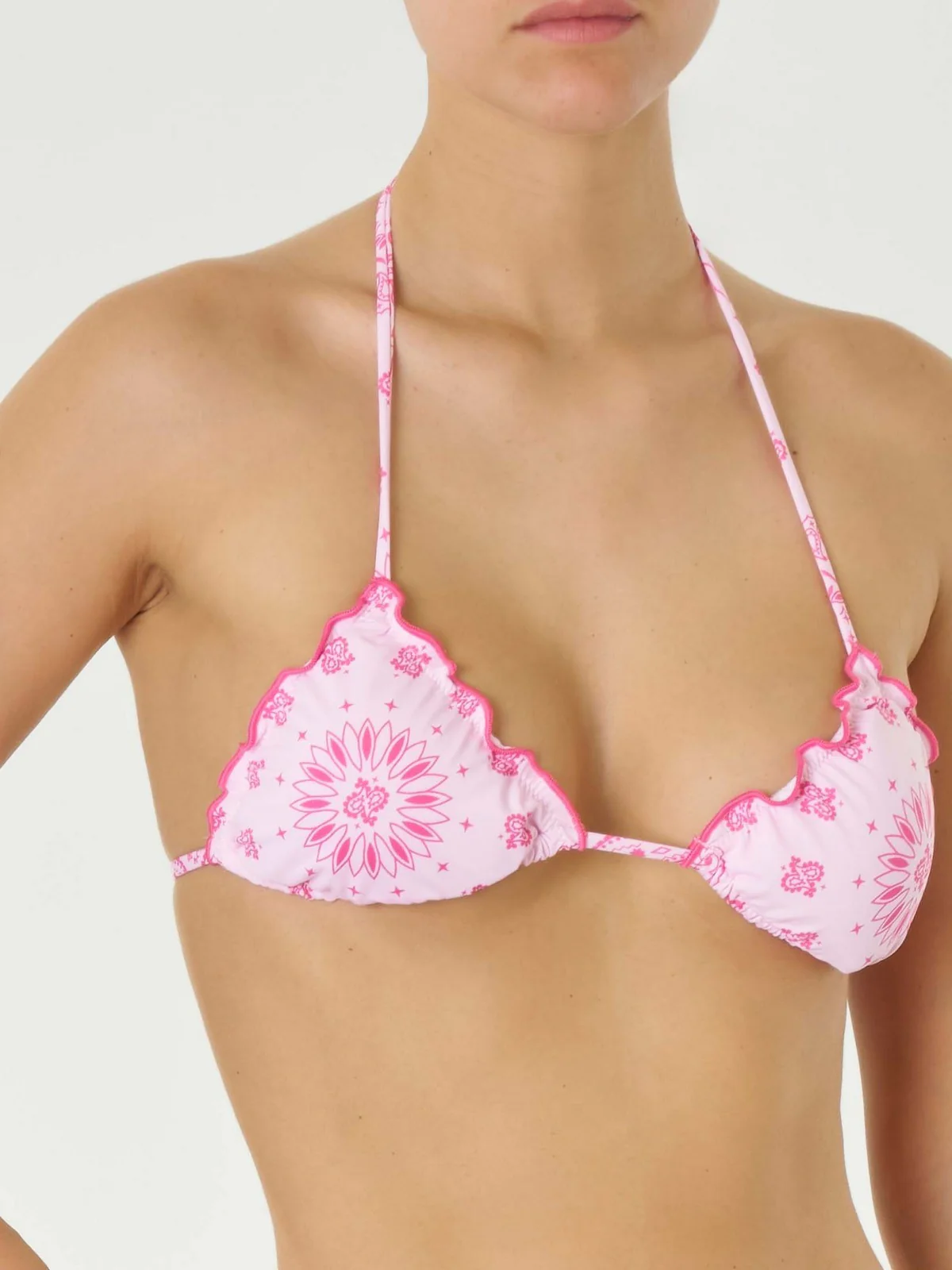 MC2 SAINT BARTH Costume da bagno Donna  SAGITTARIUS 03890H BANDANNA ROUND 21 - Image 4
