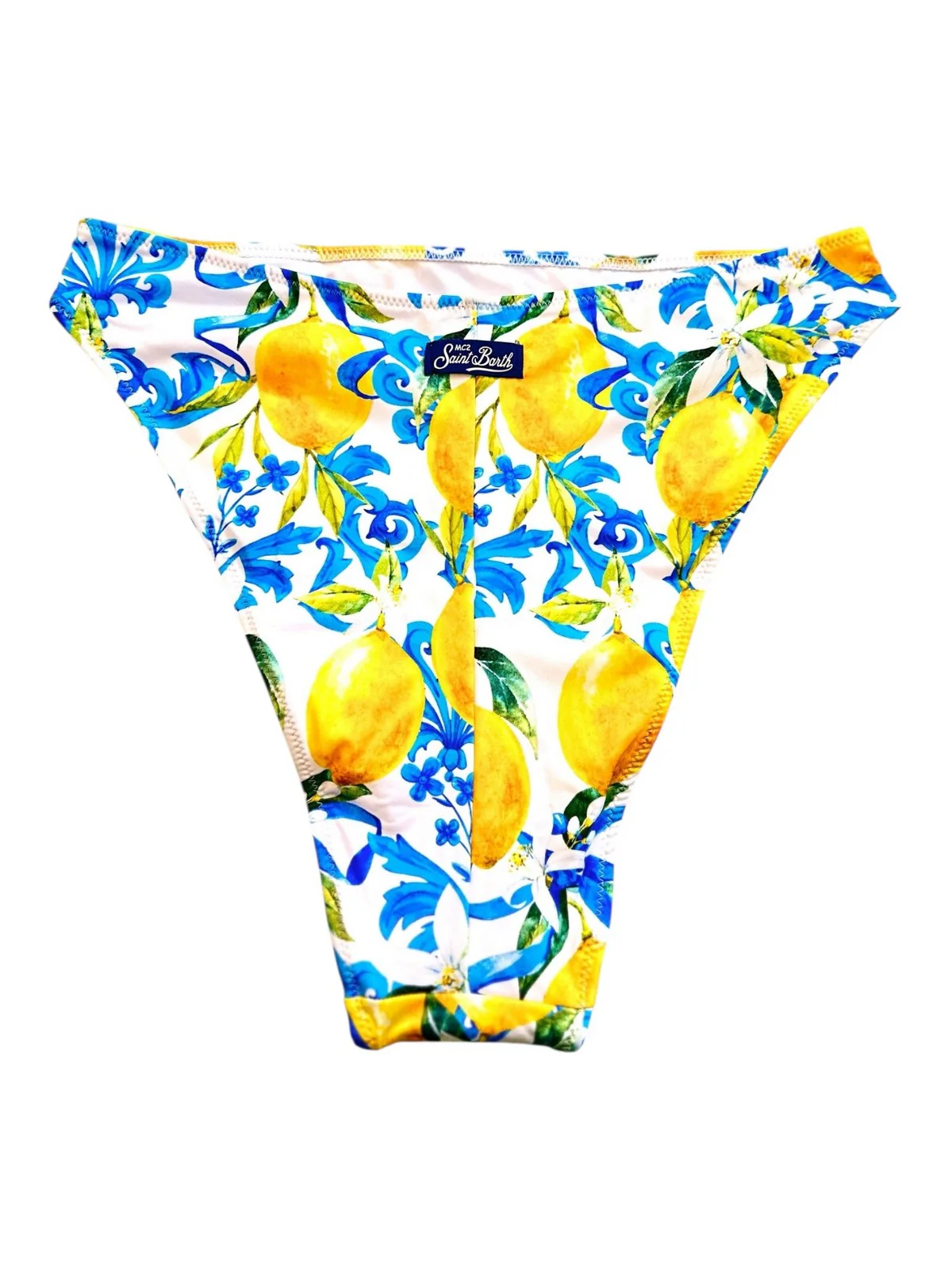 MC2 SAINT BARTH Costume da bagno Donna  SIBILLA 06703H BAROQUE LEMON 01 - Image 3