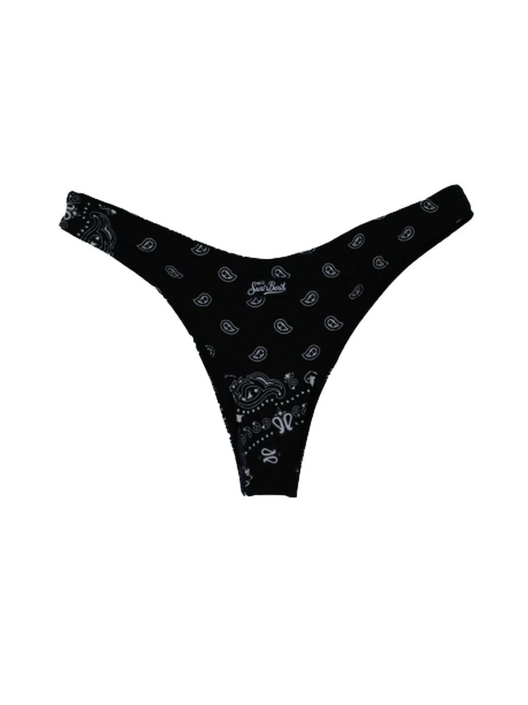 MC2 SAINT BARTH Costume da bagno Donna Slip NAOMI 00177B Nero - Image 2