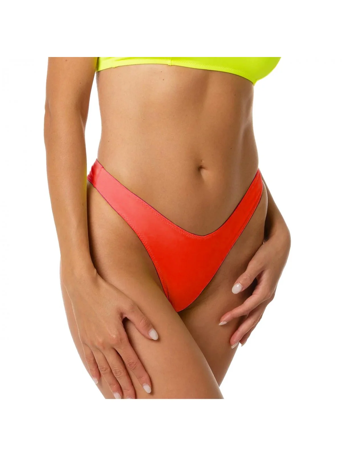 MC2 SAINT BARTH Costume da bagno Donna Slip NAOMI 00179D Arancione - Image 3