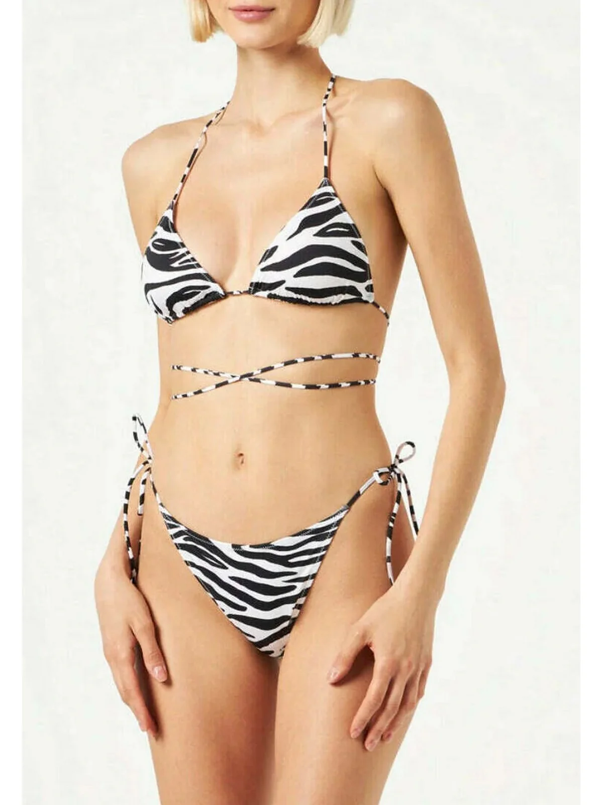 MC2 SAINT BARTH Costume da bagno Donna  VERONIKA 07268D Bianco - Image 4