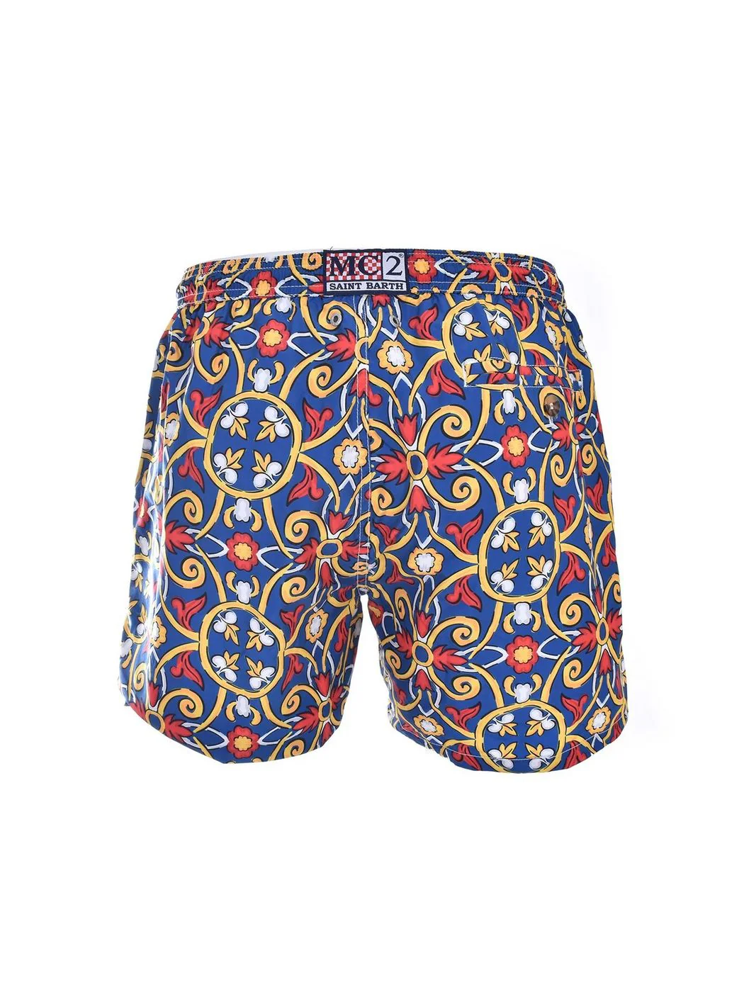 MC2 SAINT BARTH Costume da bagno Uomo Boxer LIGHTING 70 01190B Blu - Image 4