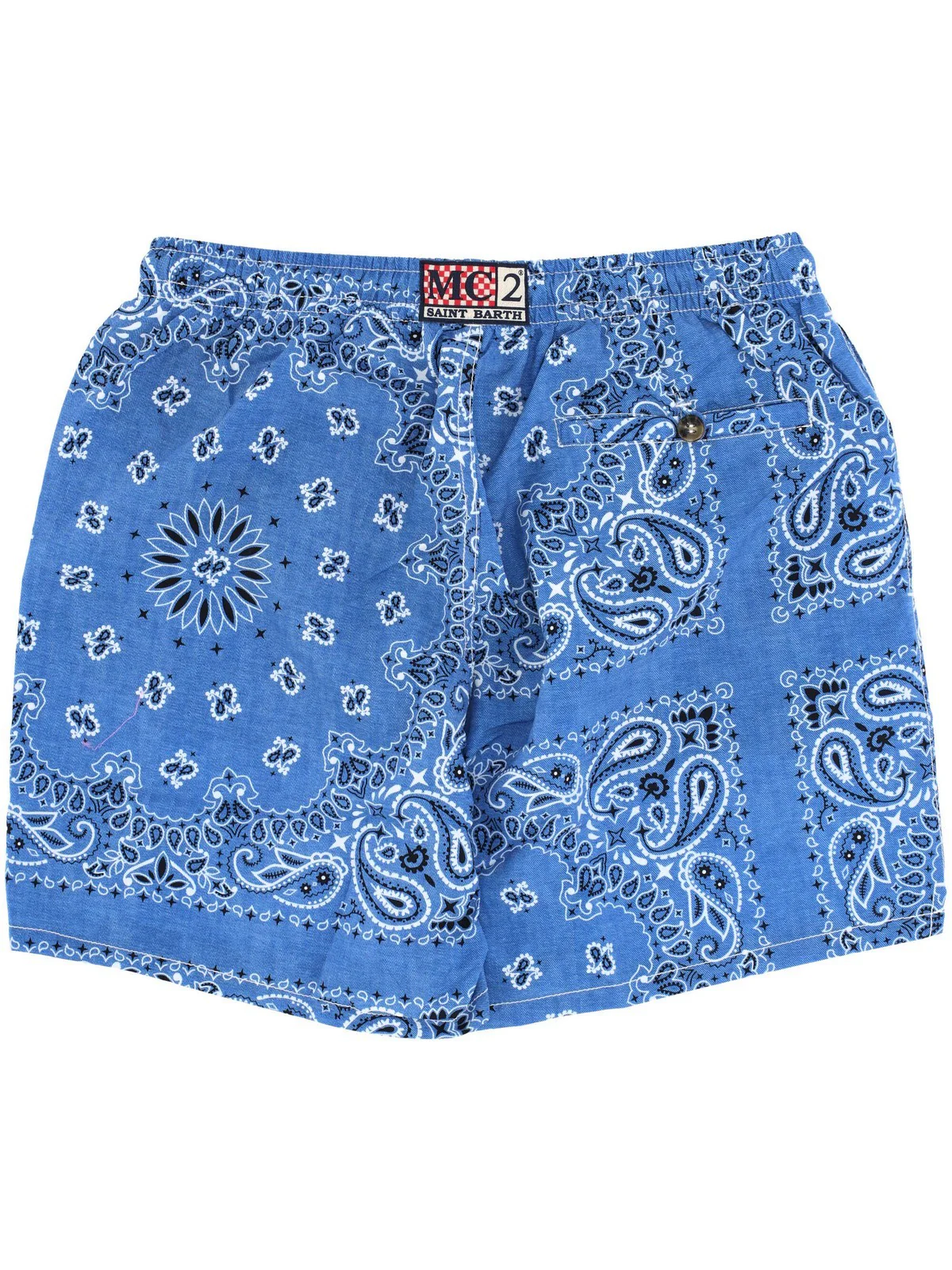 MC2 SAINT BARTH Costume da bagno Uomo  CAPRESE 01690H BANDANNA ROUND DEN 31 - Image 3