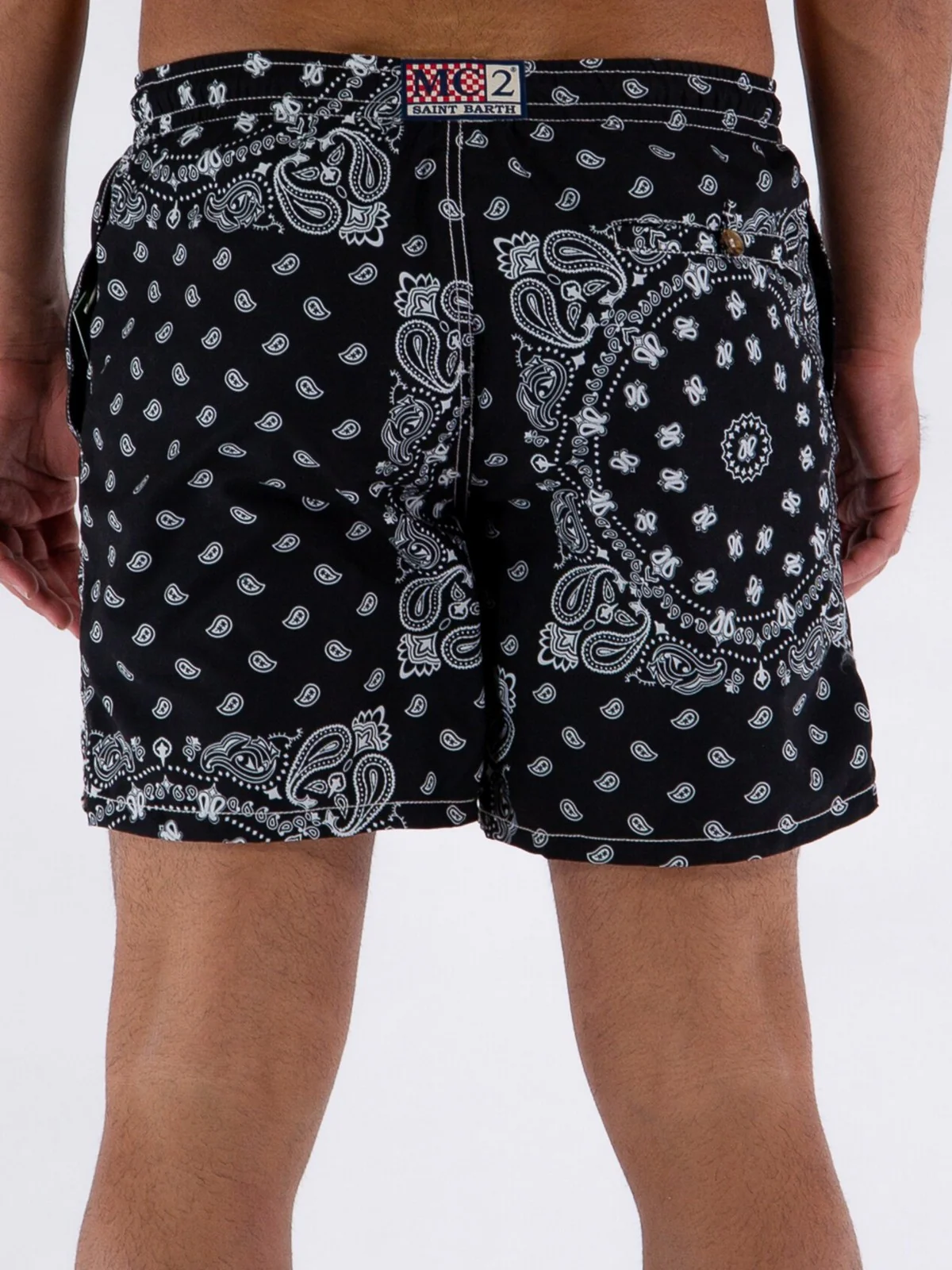 MC2 SAINT BARTH Costume da bagno Uomo  CAPRESE 02464F Nero - Image 4