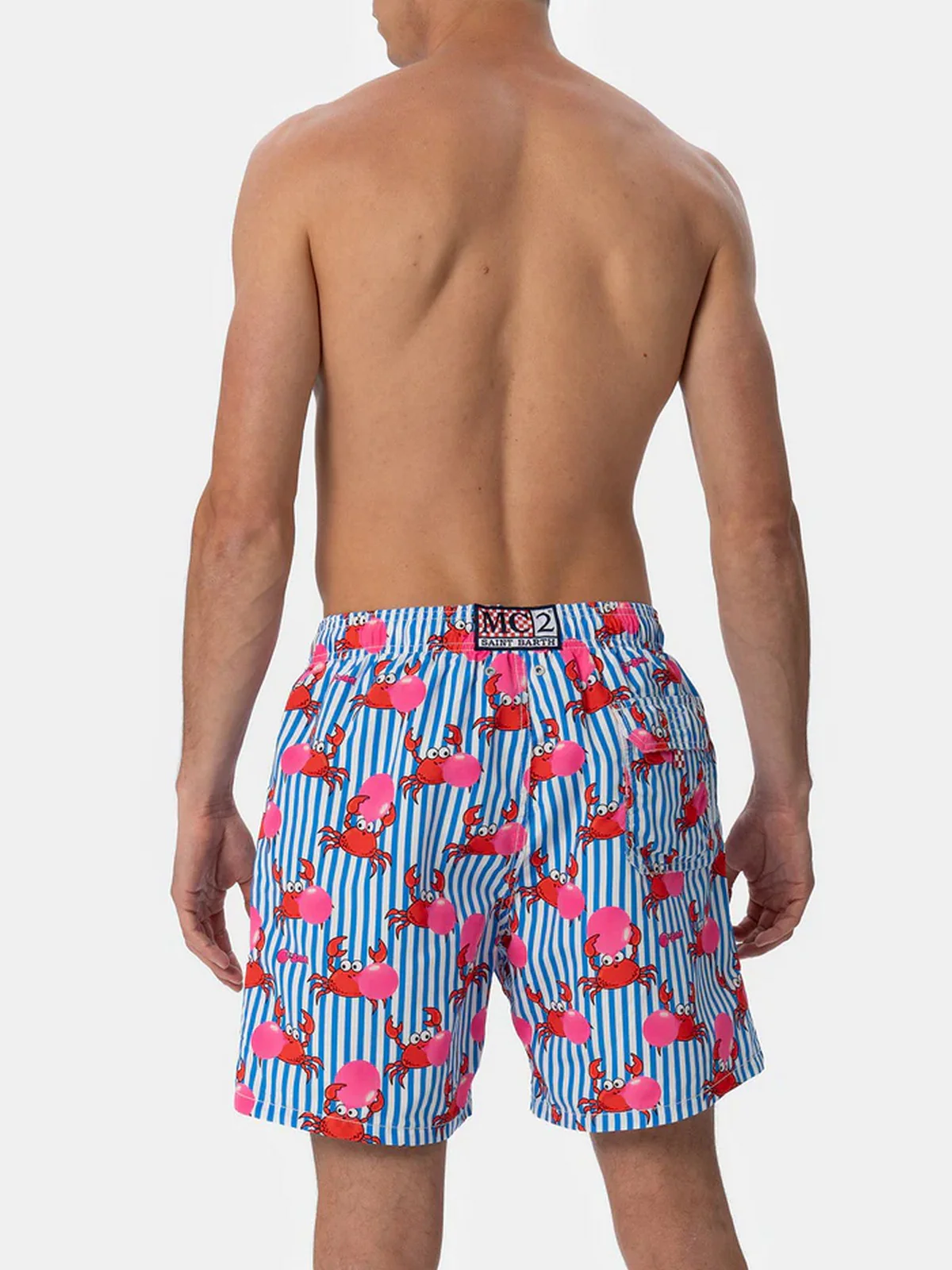 MC2 SAINT BARTH Costume da bagno Uomo  GUSTAVIA 02559F Blu - Image 3