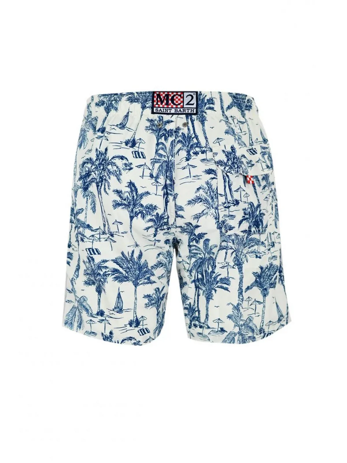 MC2 SAINT BARTH Costume da bagno Uomo GUSTAVIA 02774H Bianco - Image 2