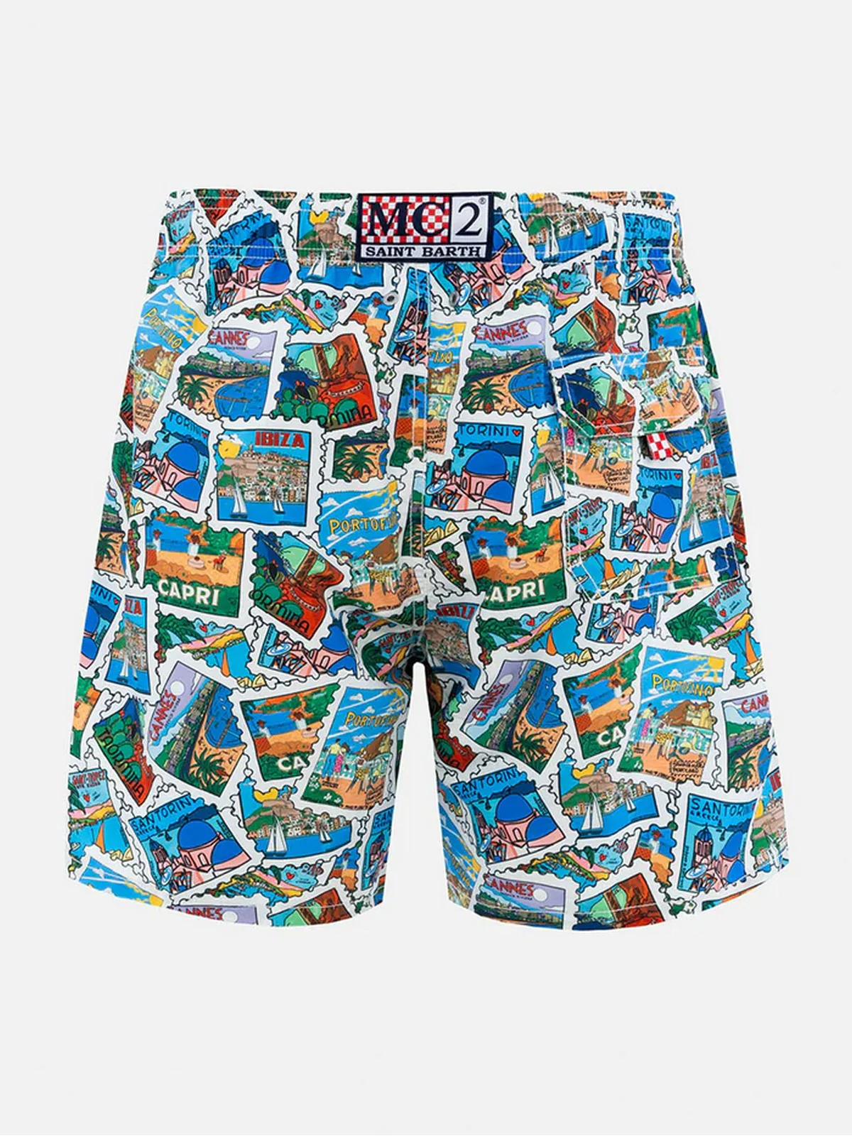 MC2 SAINT BARTH Costume da bagno Uomo  GUSTAVIA 03380F Bianco - Image 2