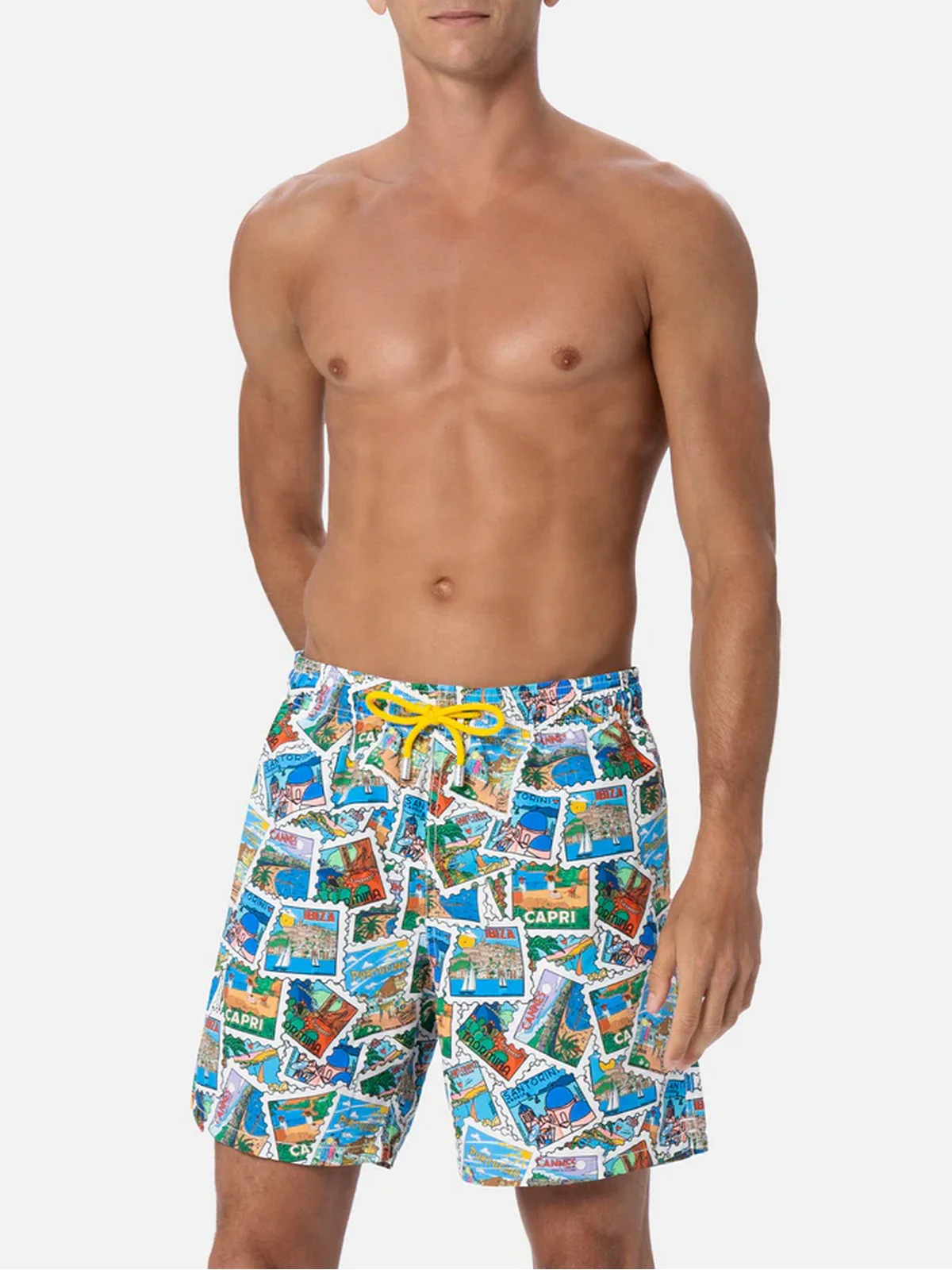 MC2 SAINT BARTH Costume da bagno Uomo  GUSTAVIA 03380F Bianco - Image 3
