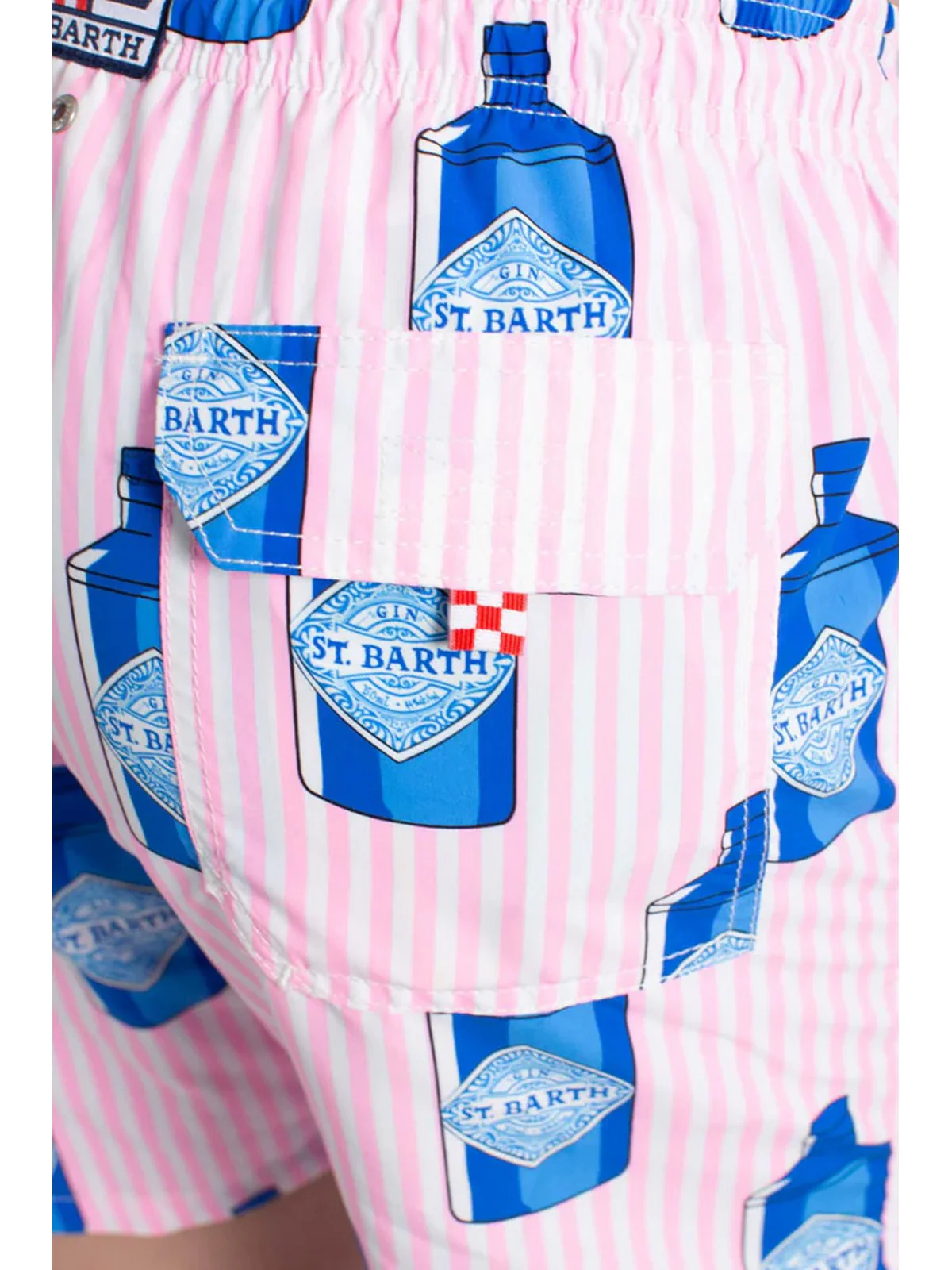 MC2 SAINT BARTH Costume da bagno Uomo  GUSTAVIA 03758F Rosa - Image 5