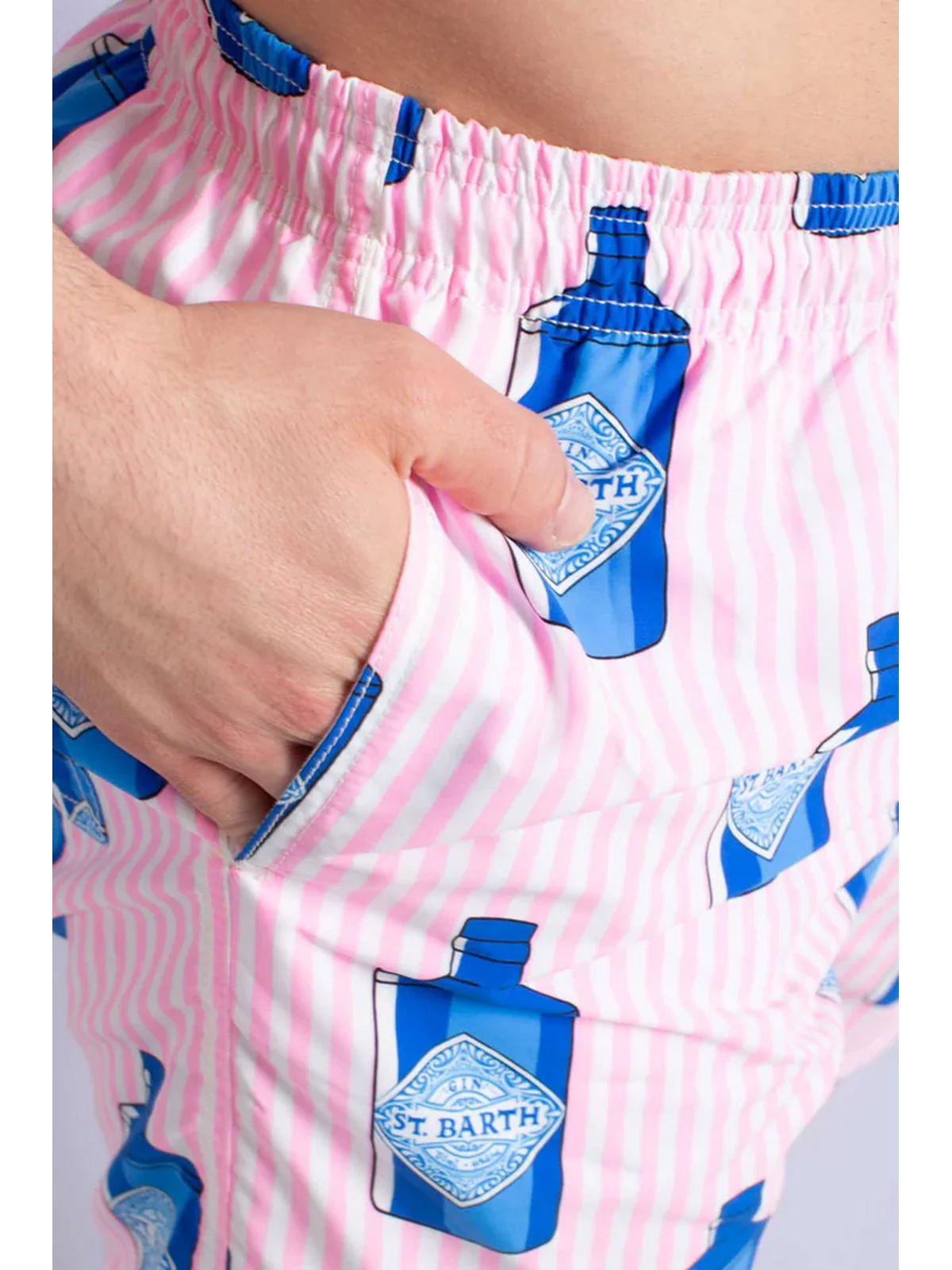 MC2 SAINT BARTH Costume da bagno Uomo  GUSTAVIA 03758F Rosa - Image 6