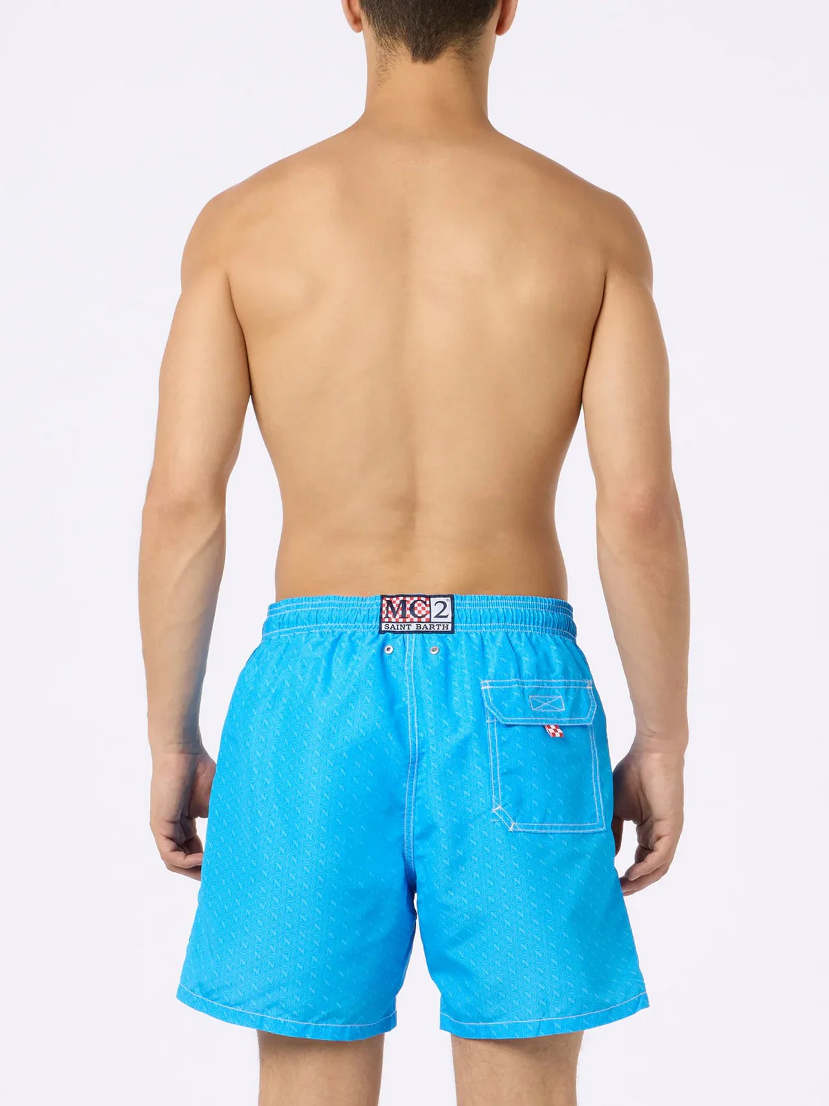 MC2 SAINT BARTH Costume da bagno Uomo  GUSTAVIA 04845H Blu - Image 4