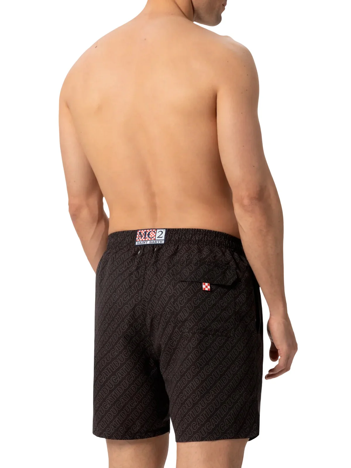 MC2 SAINT BARTH Costume da bagno Uomo  GUSTAVIA 05683H Nero - Image 4