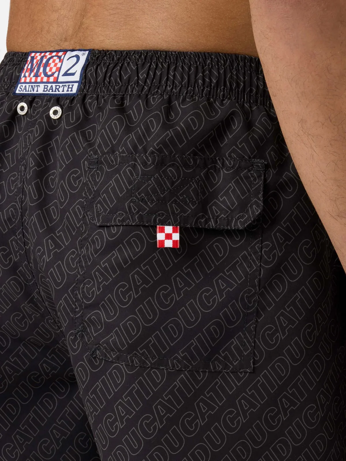 MC2 SAINT BARTH Costume da bagno Uomo  GUSTAVIA 08355L DUCATI MECCANICA 00 PT - Image 5
