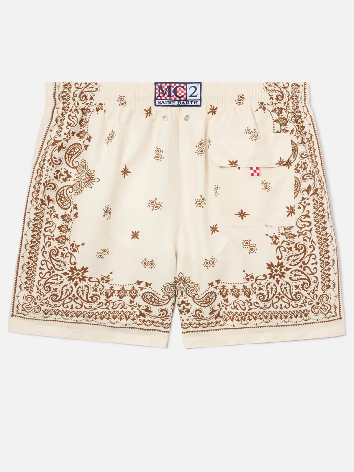 MC2 SAINT BARTH Costume da bagno Uomo  GUSTAVIA PLACED PRINT 02221L BANDANNA PAISLEY 11 - Image 2