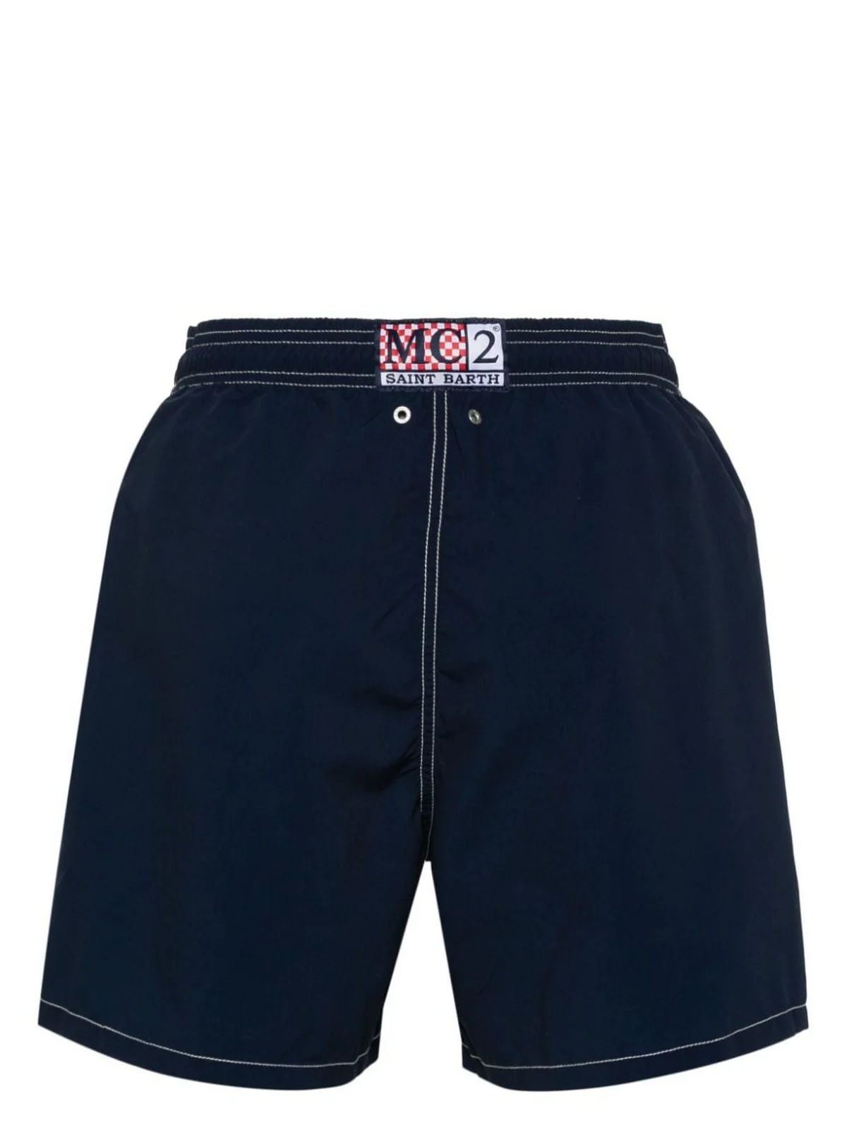 MC2 SAINT BARTH Costume da bagno Uomo  GUSTAVIA PLACED PRINT 04832F Blu - Image 2