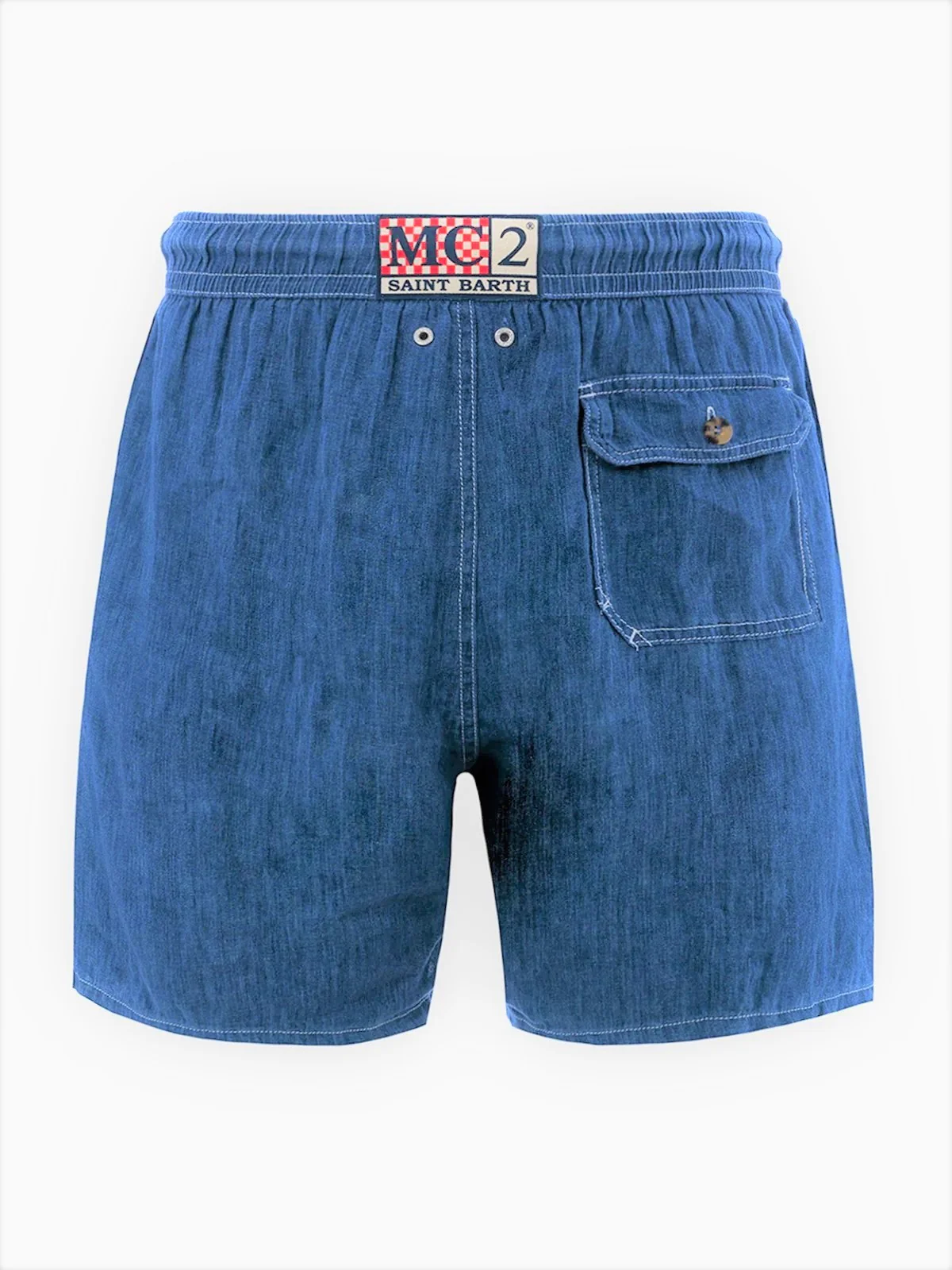 MC2 SAINT BARTH Costume da bagno Uomo  LIGHTING 02207H DENIM 61 - Image 2