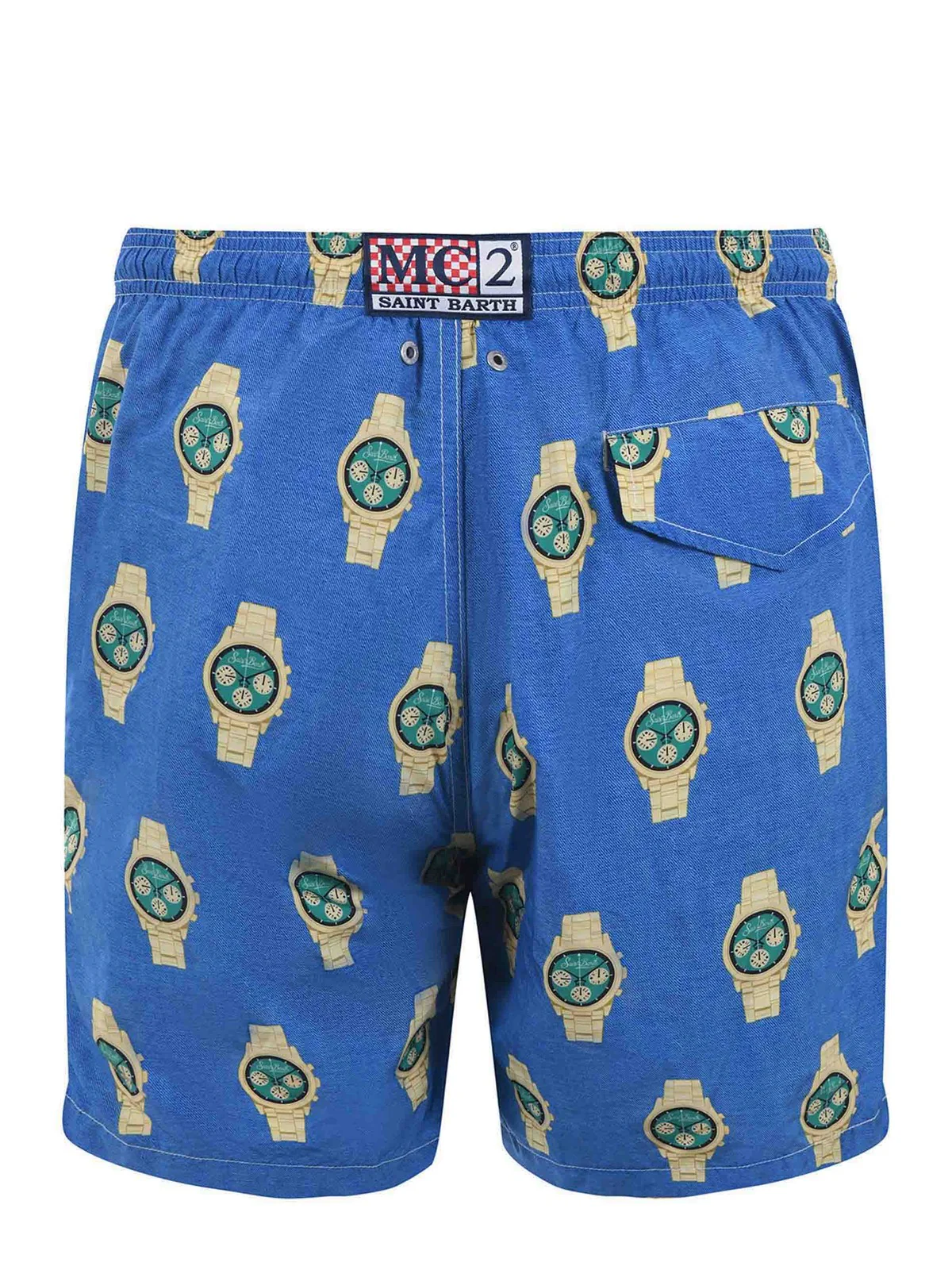 MC2 SAINT BARTH Costume da bagno Uomo  LIGHTING 03653F Blu - Image 3
