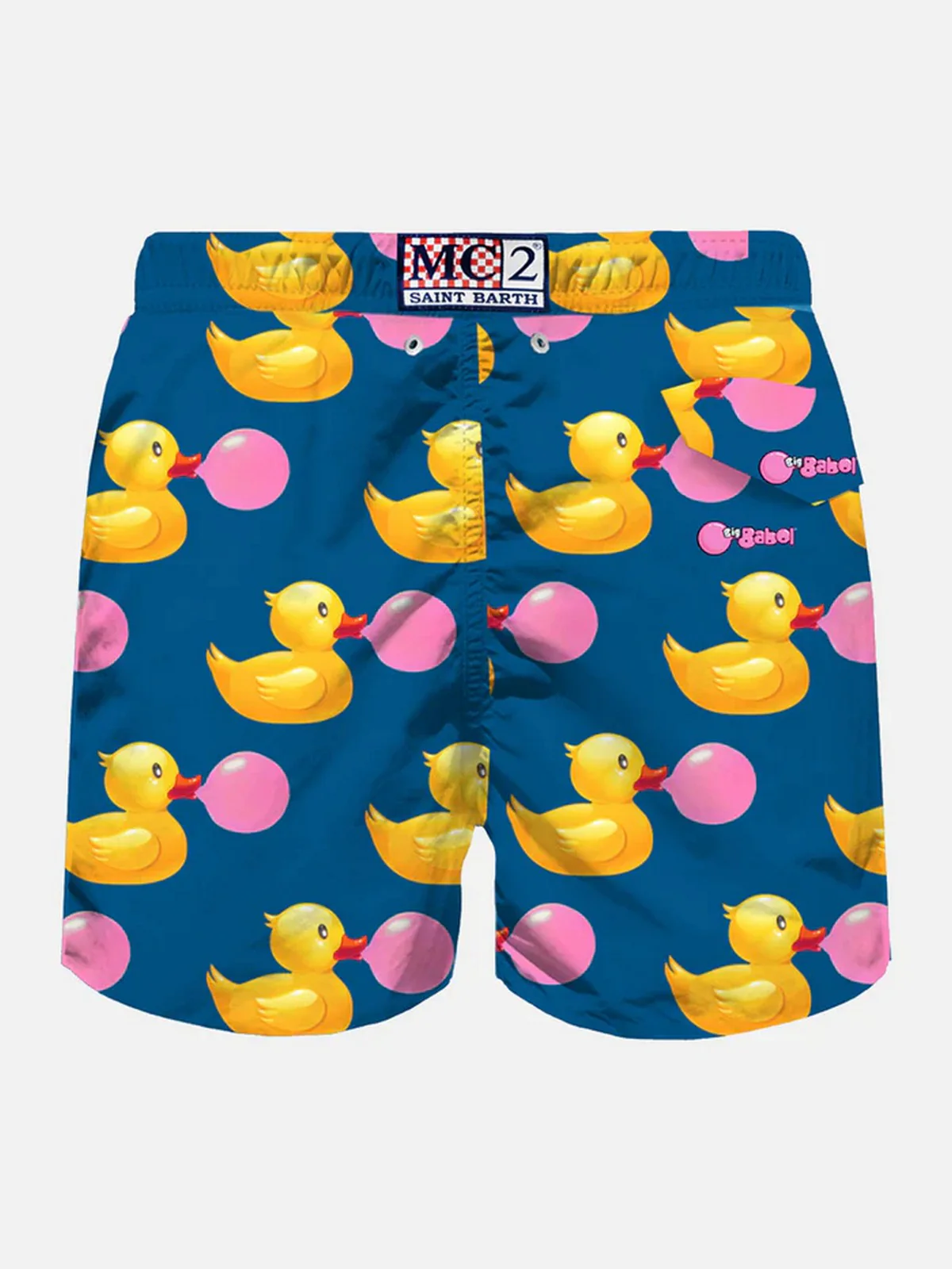 MC2 SAINT BARTH Costume da bagno Uomo  LIGHTING 03769F Blu - Image 2