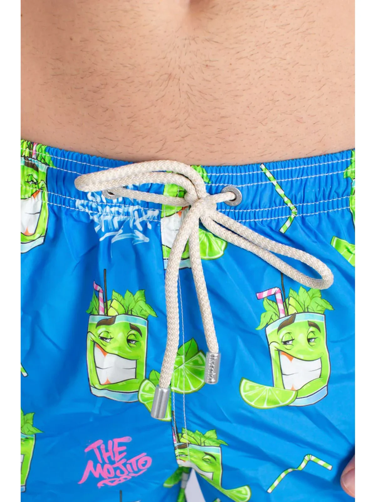 MC2 SAINT BARTH Costume da bagno Uomo  LIGHTING 04394F Blu - Image 6