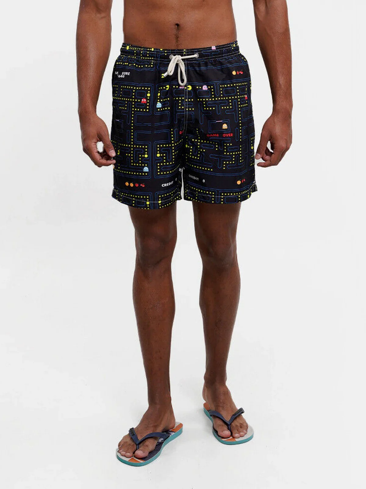 MC2 SAINT BARTH Costume da bagno Uomo  LIGHTING 04769H Nero - Image 2
