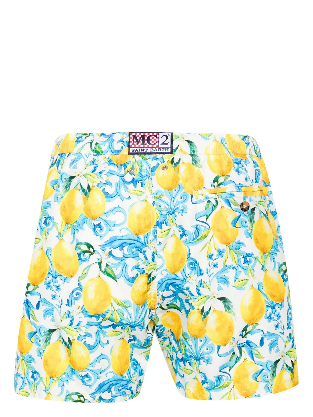 MC2 SAINT BARTH Costume da bagno Uomo  LIGHTING 70 03597F Bianco - Image 2